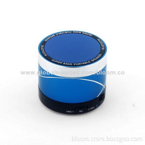 Hot Sale Aluminum Handsfree Stereo Portable Waterproof Bluetooth Speaker for iPhone 5/5S, 56 x 60mm
